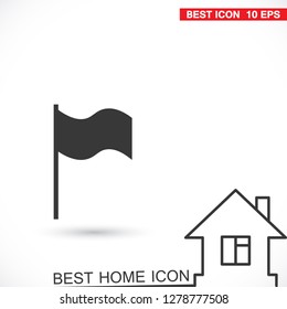 Flag Isolated icon