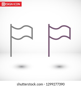 Flag Isolated icon