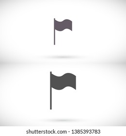 Flag Isolated icon . Lorem Ipsum Illustration design