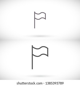 Flag Isolated icon . Lorem Ipsum Illustration design