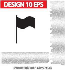 Flag Isolated icon . Lorem Ipsum Illustration design