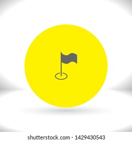 Flag Isolated icon . Lorem Ipsum Illustration design