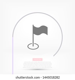 Flag Isolated icon . Lorem Ipsum Illustration design