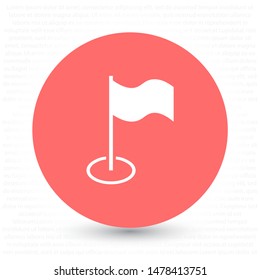 Flag Isolated icon . Lorem Ipsum Illustration design