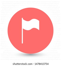 Flag Isolated icon . Lorem Ipsum Illustration design