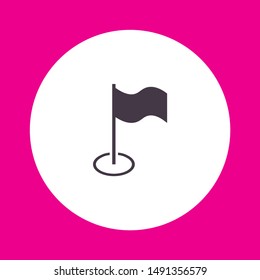 Flag Isolated icon . Lorem Ipsum Illustration design