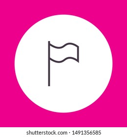 Flag Isolated icon . Lorem Ipsum Illustration design
