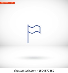 Flag Isolated icon . Lorem Ipsum Illustration design