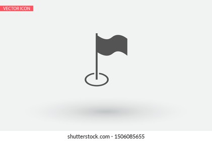 Flag Isolated icon . Lorem Ipsum Illustration design