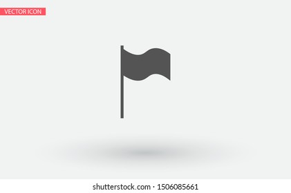 Flag Isolated icon . Lorem Ipsum Illustration design