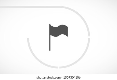 Flag Isolated icon . Lorem Ipsum Illustration design