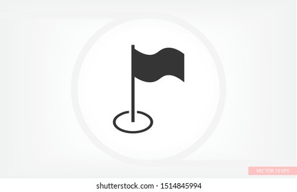Flag Isolated icon . Lorem Ipsum Illustration design