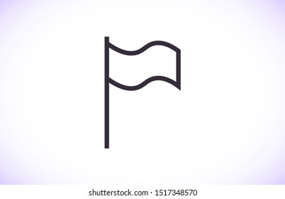 Flag Isolated icon . Lorem Ipsum Illustration design