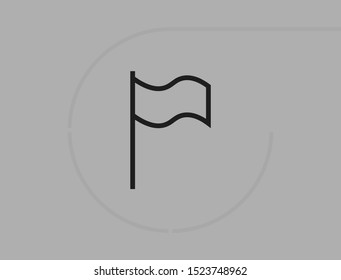 Flag Isolated icon . Lorem Ipsum Illustration design