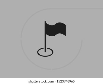 Flag Isolated icon . Lorem Ipsum Illustration design