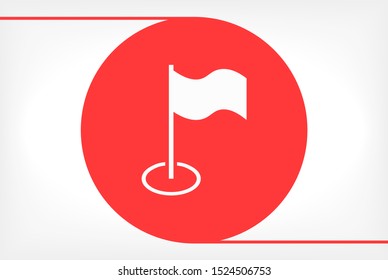 Flag Isolated icon . Lorem Ipsum Illustration design