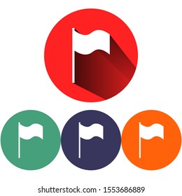 Flag Isolated icon . Lorem Ipsum Illustration design