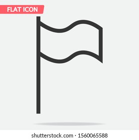 Flag Isolated icon . Lorem Ipsum Illustration design
