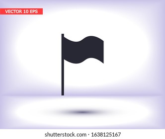 Flag Isolated icon . Lorem Ipsum Illustration design