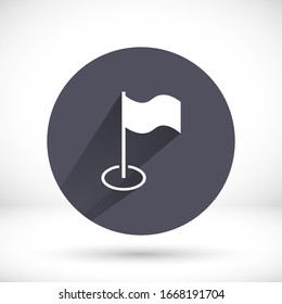 Flag Isolated icon . Lorem Ipsum Illustration design