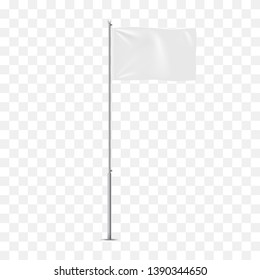 Flag isolated on white background. Vector flag mock-up