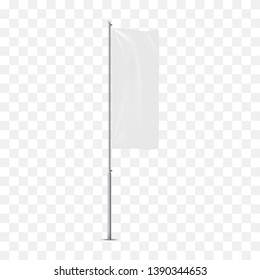 Flag isolated on white background. Vector flag mock-up