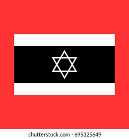 Flag of Israel icon .