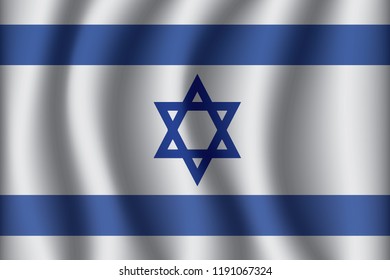 Flag of Israel. Israel Icon vector illustration eps10.
