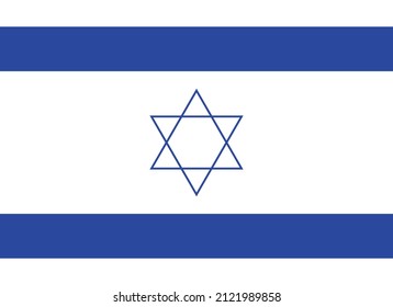 Flag of Israel. Israeli National Flag.
