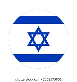 The flag of Israel prominently features the Star of David, a significant cultural symbol