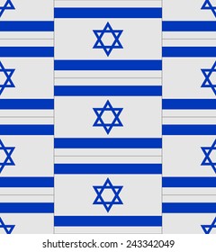Flag Israel texture vector illustration 