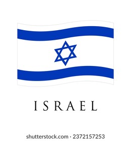 Flag of Israel vector illustration