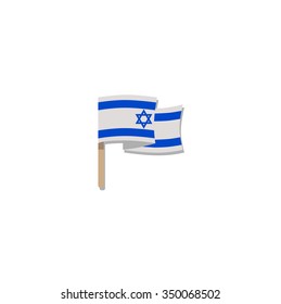 Flag of Israel, vector illustration