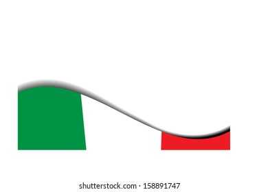flag  of Italy for background