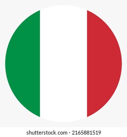 Flag Italy Circular Flag Icon Standard Stock Vector (Royalty Free ...