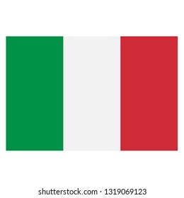 Flag Italy National Ensign Aspect Ratio Stock Vector (Royalty Free ...