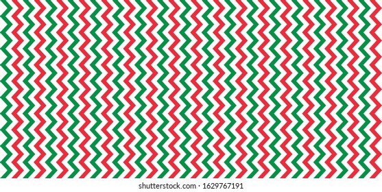 Flag Italy italia italian color republic liberation labour day zigzag green and red pattern Vector icon icons sign travel food pizza wine background banner chevron Retro Pop Art 80 70 years  banner