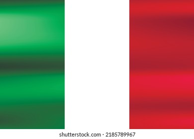 Flag of Italy. Italian national symbol in official colors. Template icon. Abstract vector background.