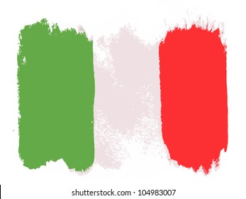 Flag of Italy, vector illustration