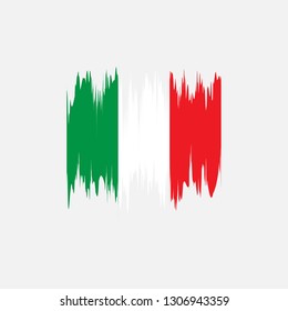 Flag of Italy. Vector illustration