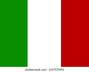 flag of italy, vector illustration