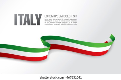 Italienische Flagge .eps Royalty Free Stock SVG Vector