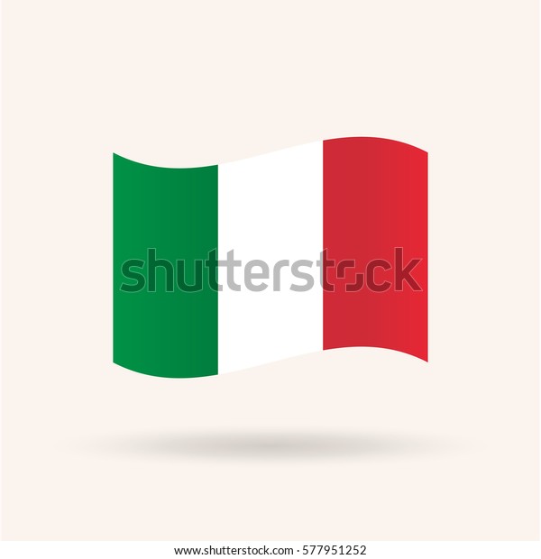 イタリア国旗 ベクターイラスト のベクター画像素材 ロイヤリティフリー