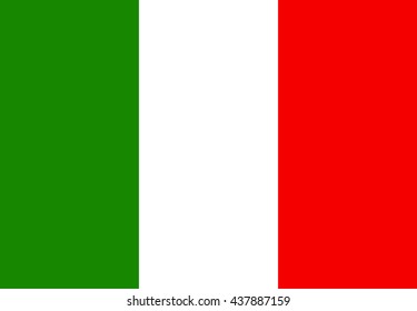 Flag Italy. Vector Illustration, eps 10