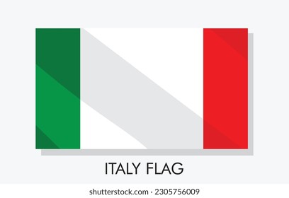 Una bandera de italia ilustración vectorial de la bandera italia y la plantilla de ilustración vectorial diseño de banner italia Día nacional 