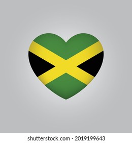 Jamaica Flag Heart Stock Illustrations Images Vectors Shutterstock