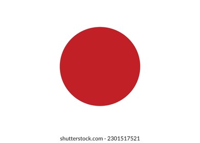 Flag of Japan. Japan flag