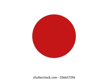 Flag of Japan Vector