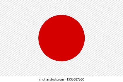 FLAG OF JAPAN VECTOR ILLUSTRATION