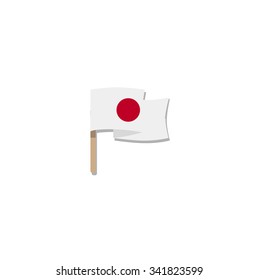 Flag of Japan - vector illustration